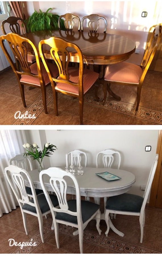 Mesa comedor y sillas