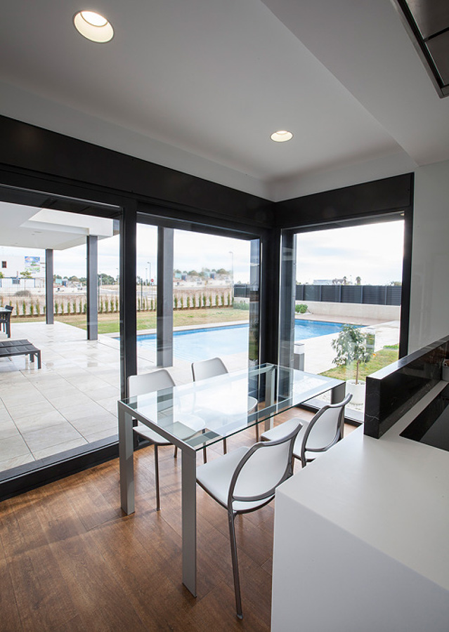 mesa cristal cocina
