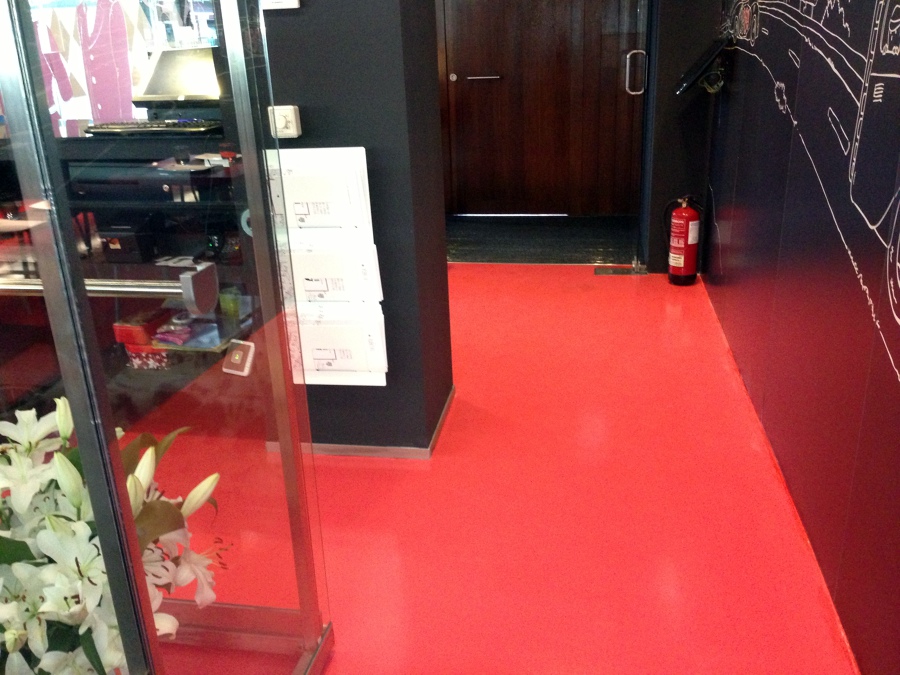 Microcemento Restaurante en Valladolid
