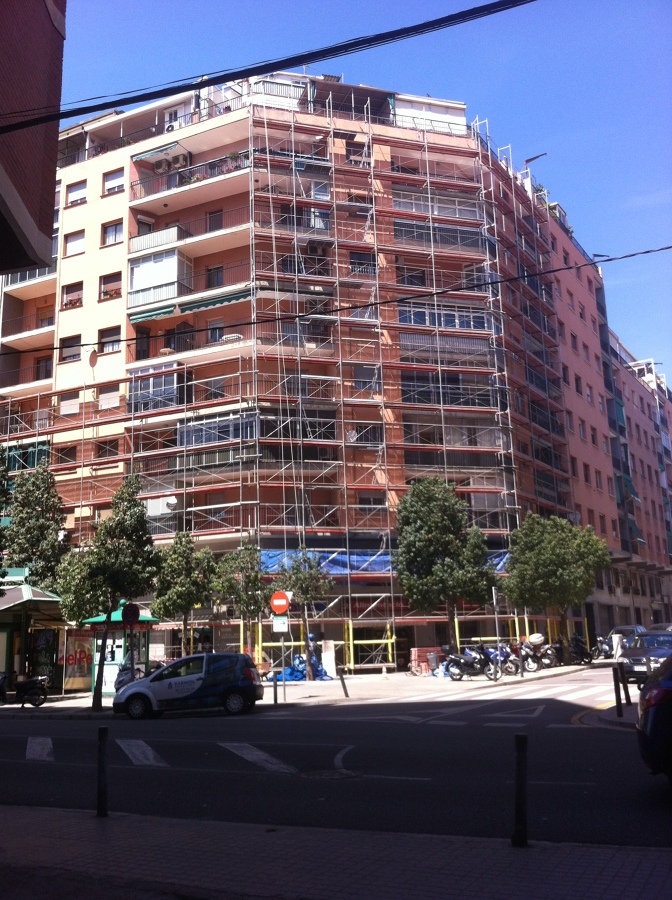 Montaje de  andamio 