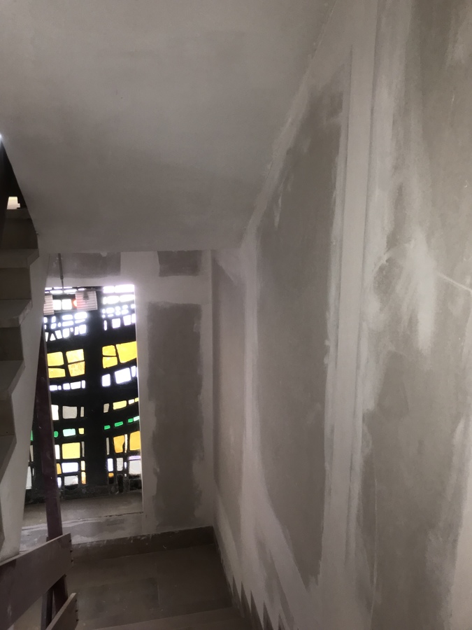 Montaje de pladur en pasillos