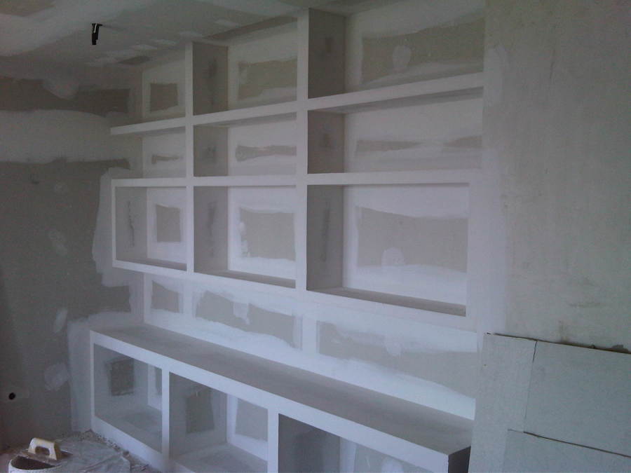 Mueble pladur para salon