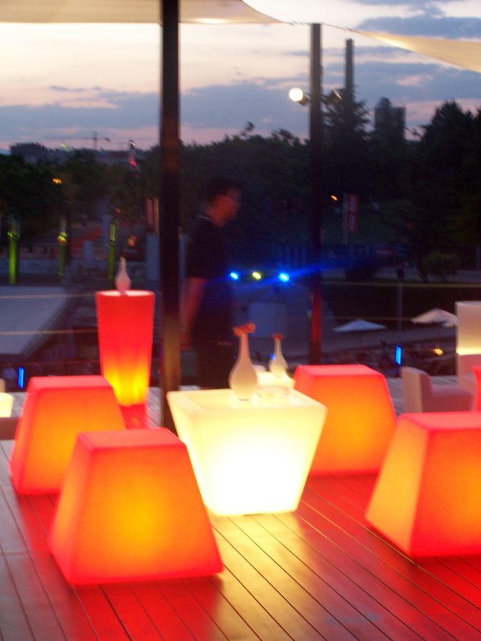 muebles iluminados