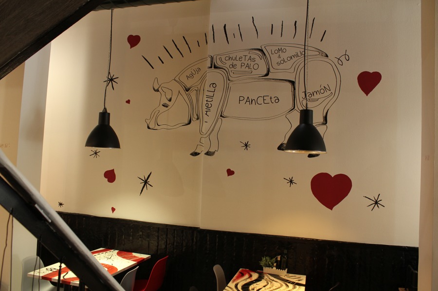 Mural en pared