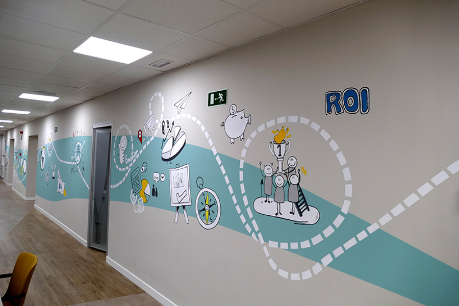 Mural oficina TCC