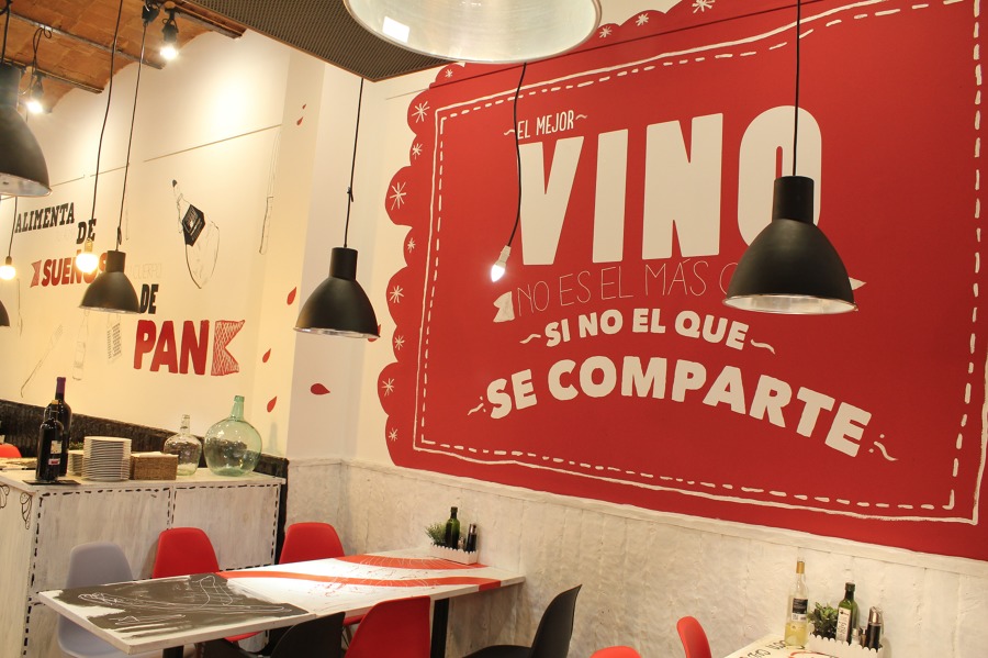 Murales en pared