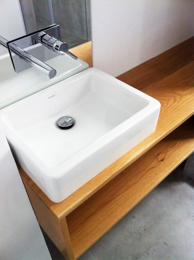 lavabo de madera