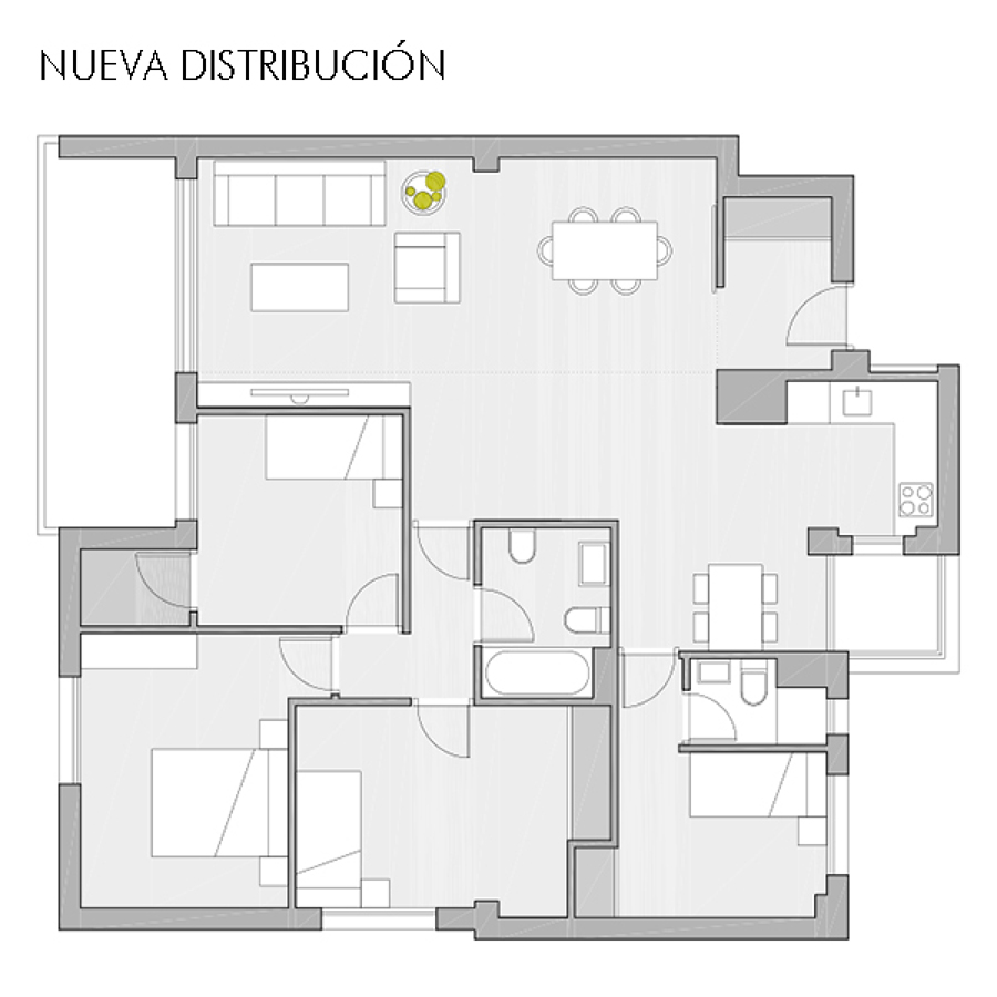 Nueva distribución