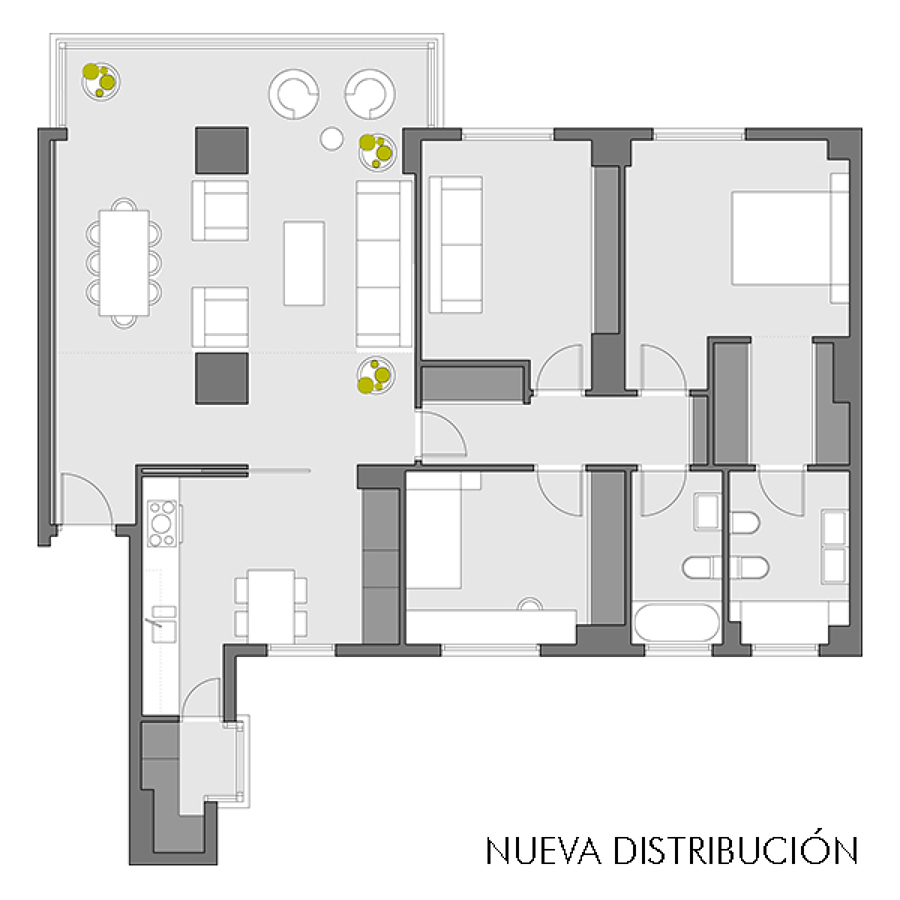 Nueva distribución