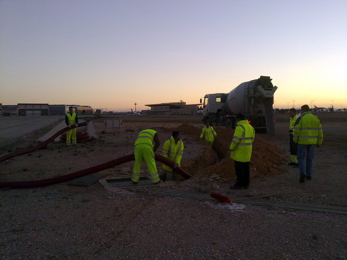 obra civil aeropuerto Albacete
