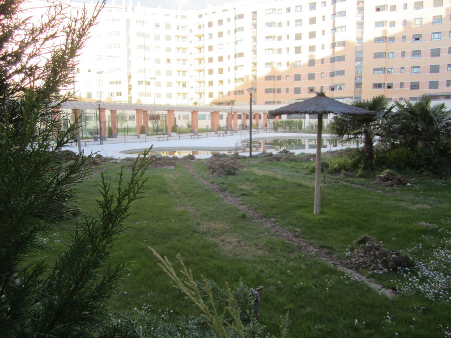 Obra de jardineria