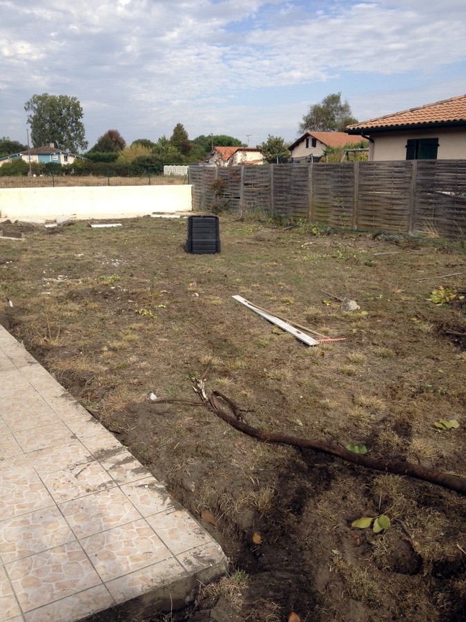 Jardin con Cesped Artificial | Ideas Construcción Casas