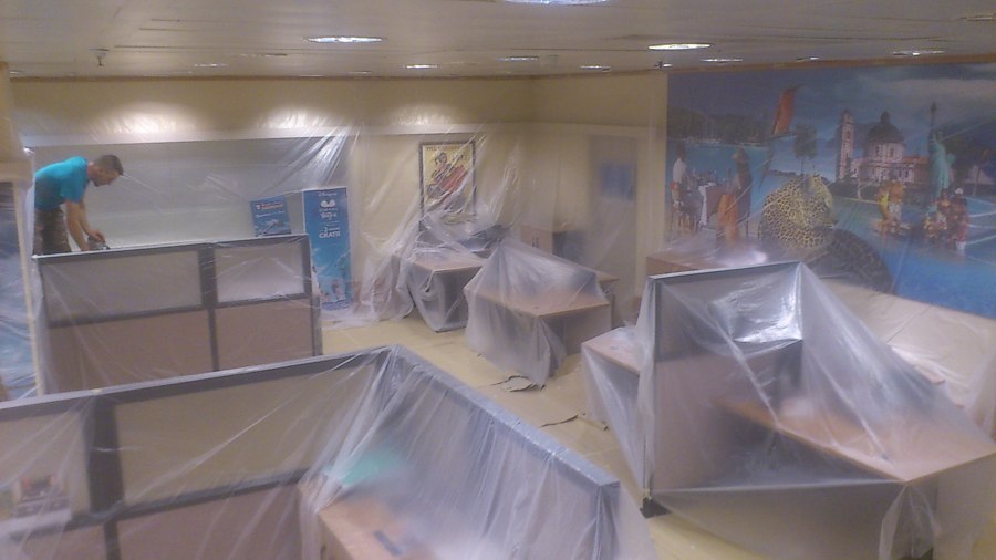 Oficinas tapadas
