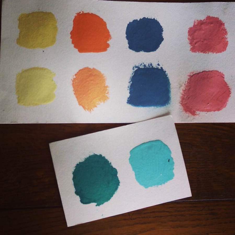 Paleta de colores elegidos