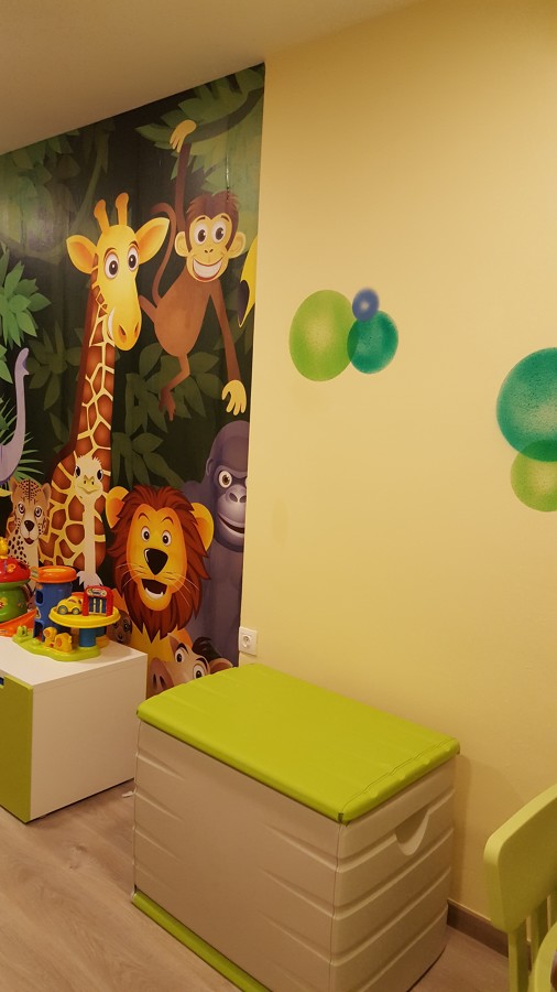 PAPEL PINTADO Y BURBUJAS