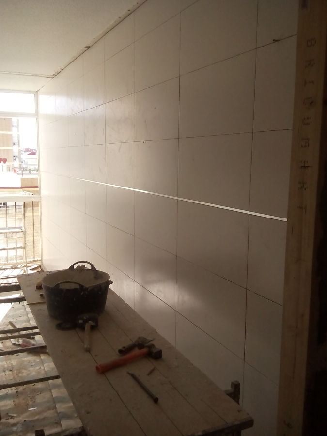 Paramento terminado a falta de lechada