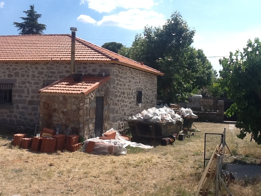 parte de tejado terminado