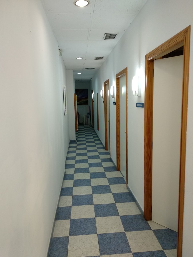 pasillo antes