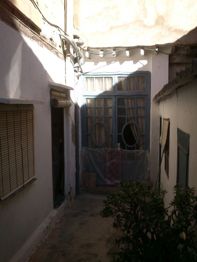 Patio antes de la obra