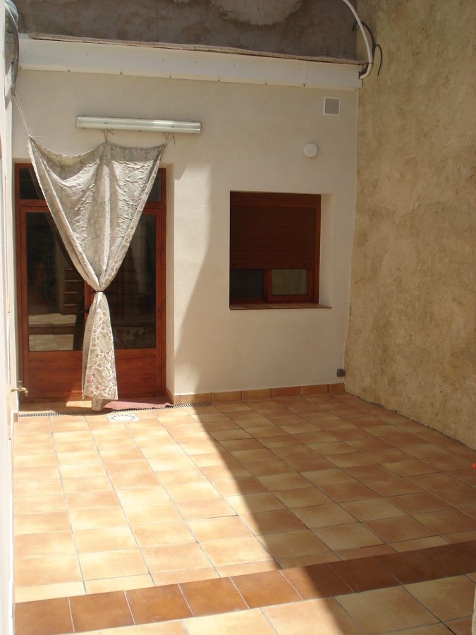 Patio después de la obra