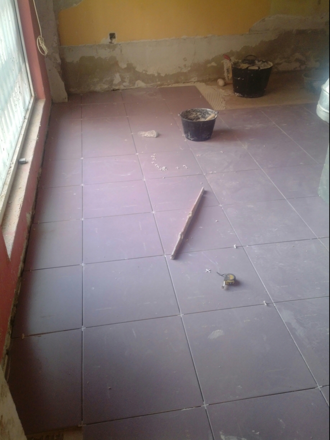 pavimentando salon
