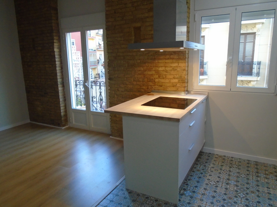 península cocina