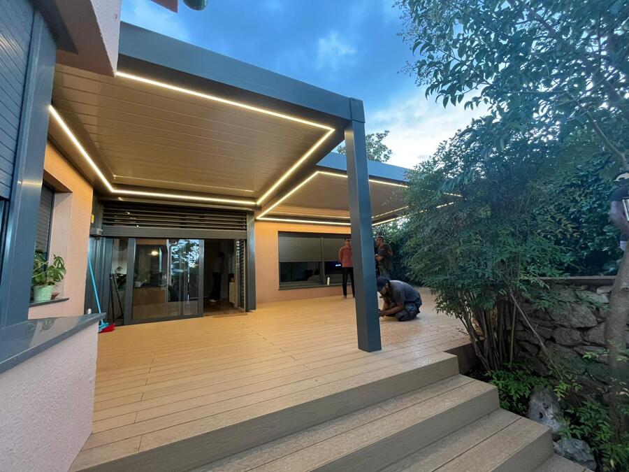 Pérgola Bioclimática retráctil