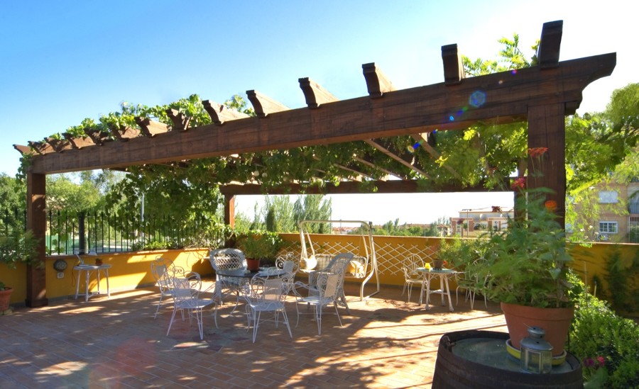 Pérgola de madera 