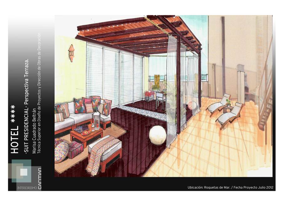Perspectiva Terraza Suite