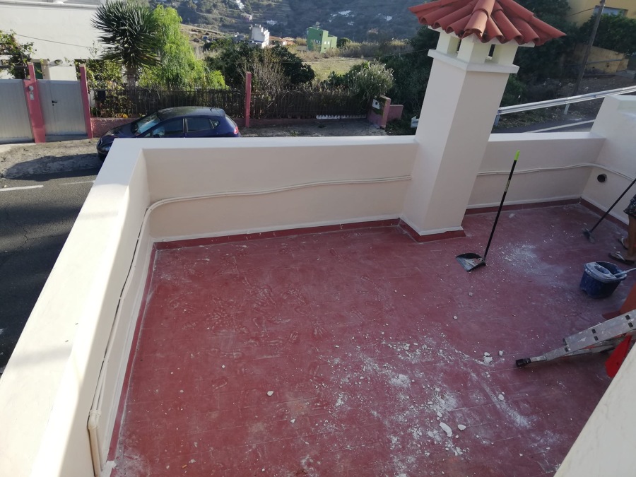 Pintura exterior de vivienda en muros exteriores