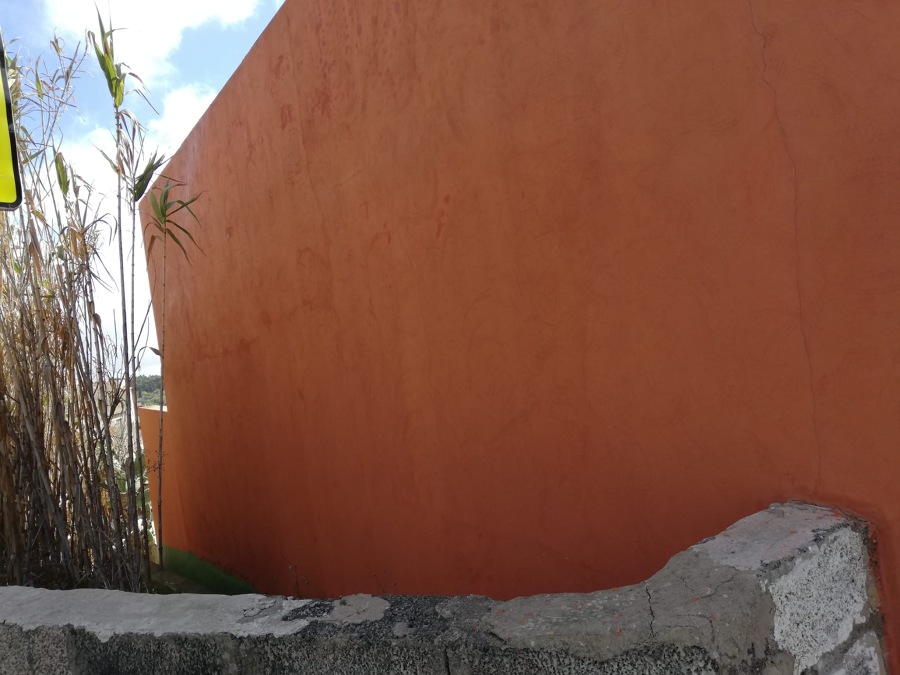 Pintura exterior de vivienda paredes laterales