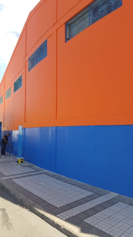 Pintura exterior nave industrial