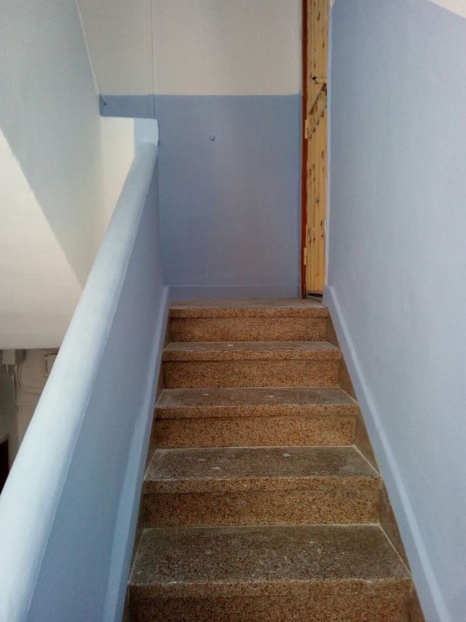 Pintura interior caja de escalera