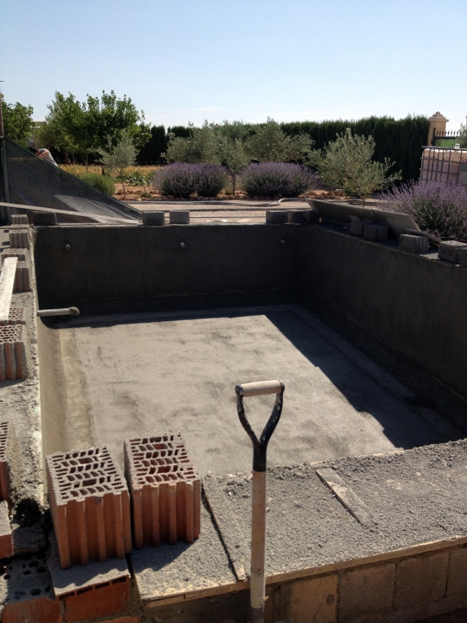 Piscina en ejecución