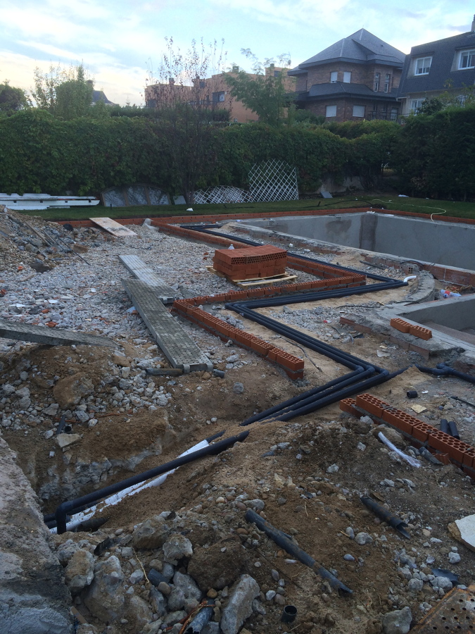 Piscina en Obra