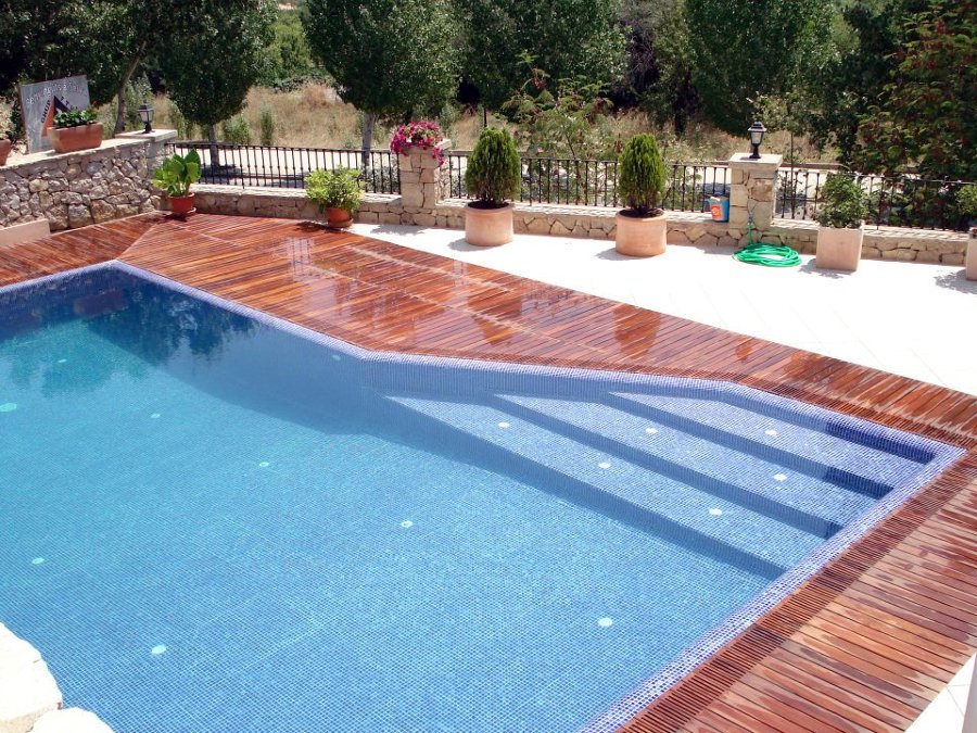 Piscina en Selva.