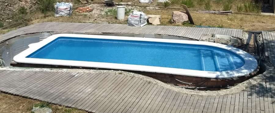 piscina terminada.