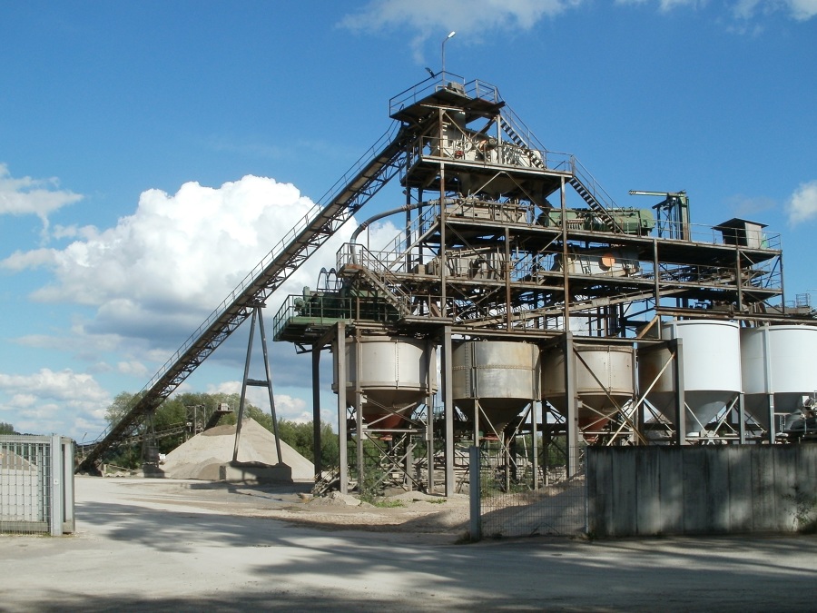 Planta de áridos