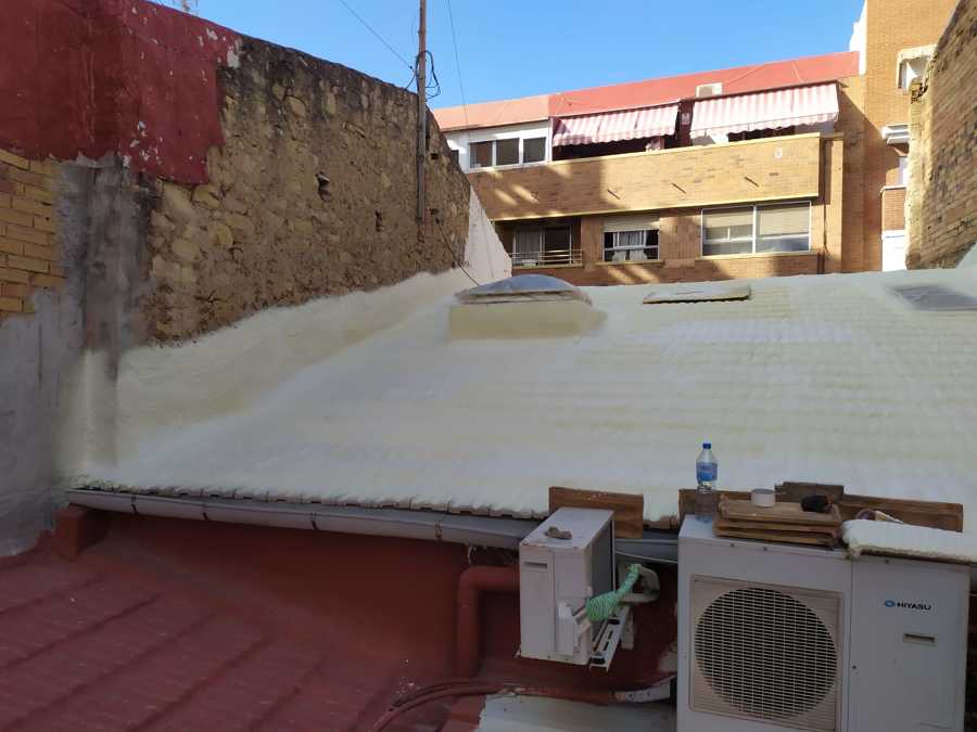 Poliuretano proyectado