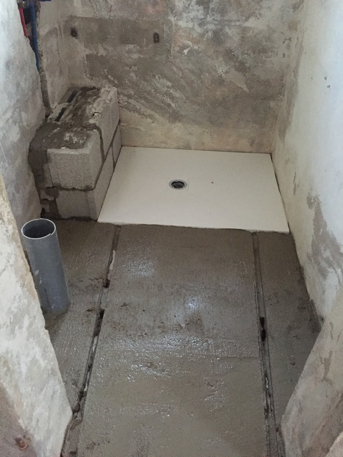 Preparación baño 