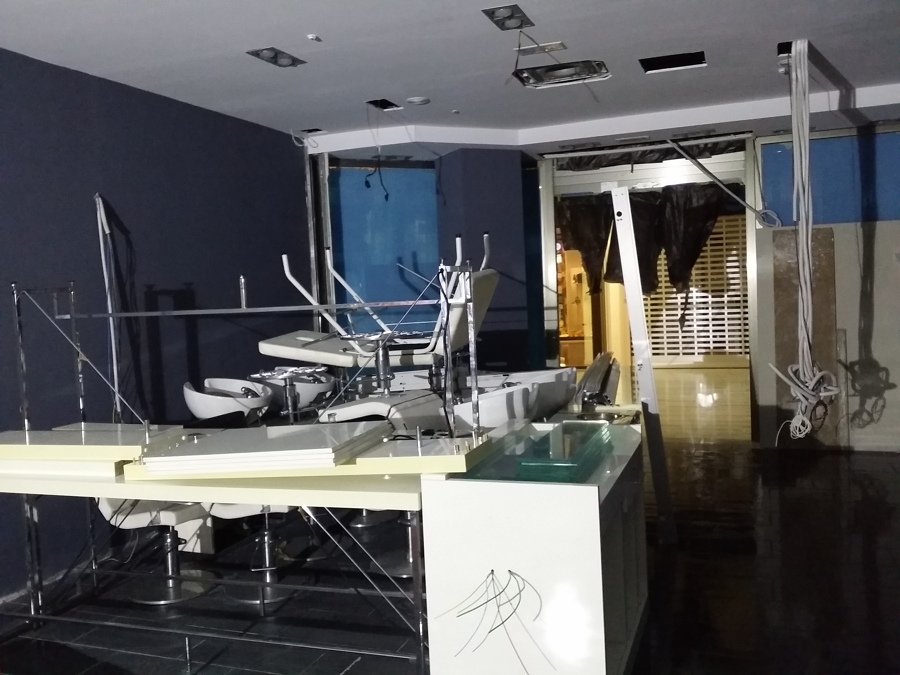 PROCESO DE DESARROLLO DE LAS OBRAS EN LA PELUQUERÍA NEW LIFE