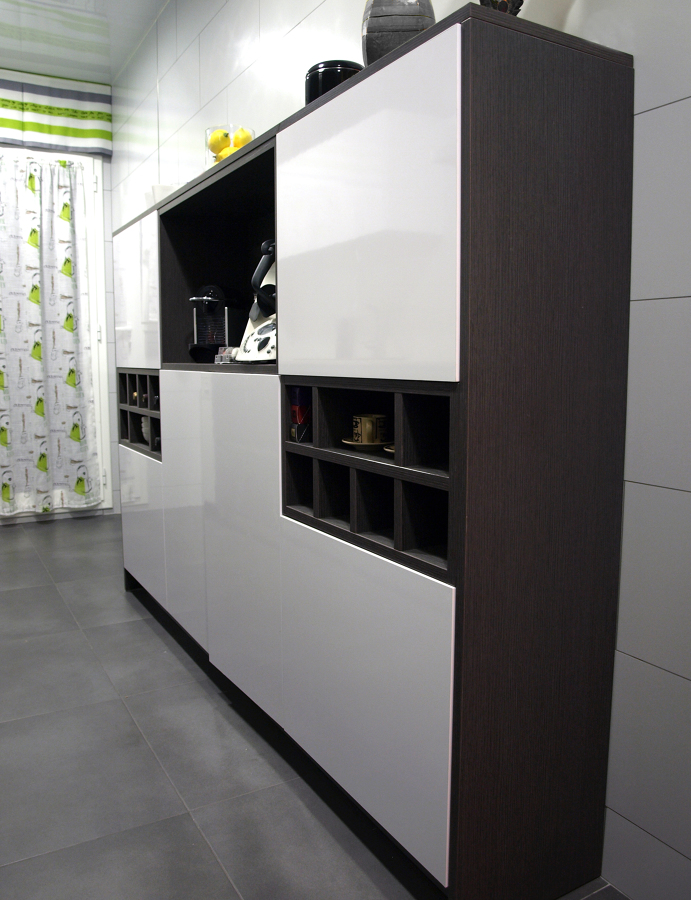 Foto: proyecto cocina eilin gris/blanca 2 de decuina #153843 ... Imagenes de cocinas gris y blanca