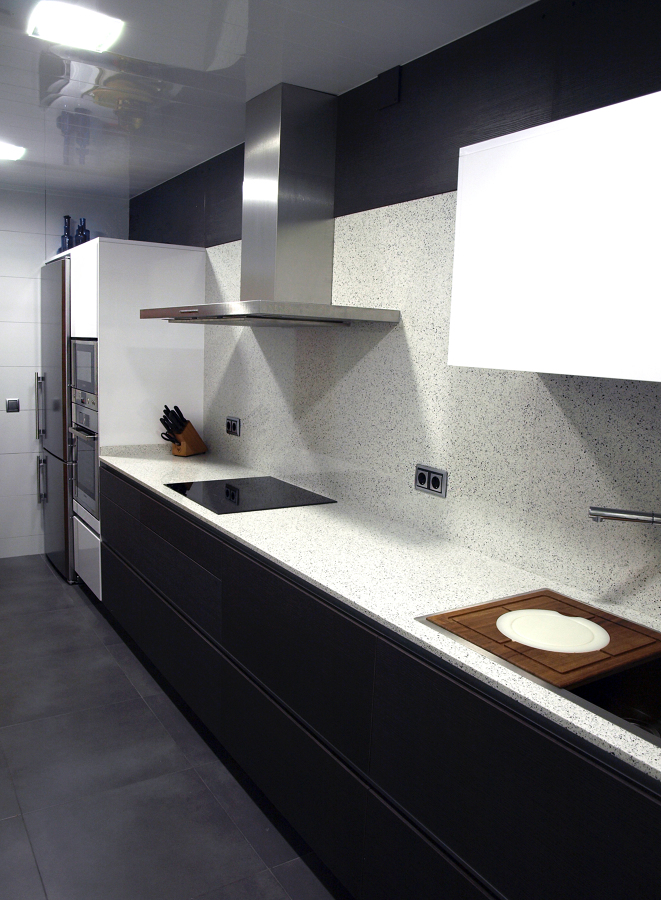 Foto: proyecto cocina eilin gris/blanca 3 de decuina #153844 ... Fotografías de cocinas en blanca