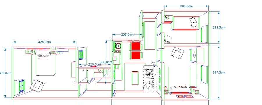 Proyecto de Decoración de apartamentos turisticos Barrio de Salamanca.