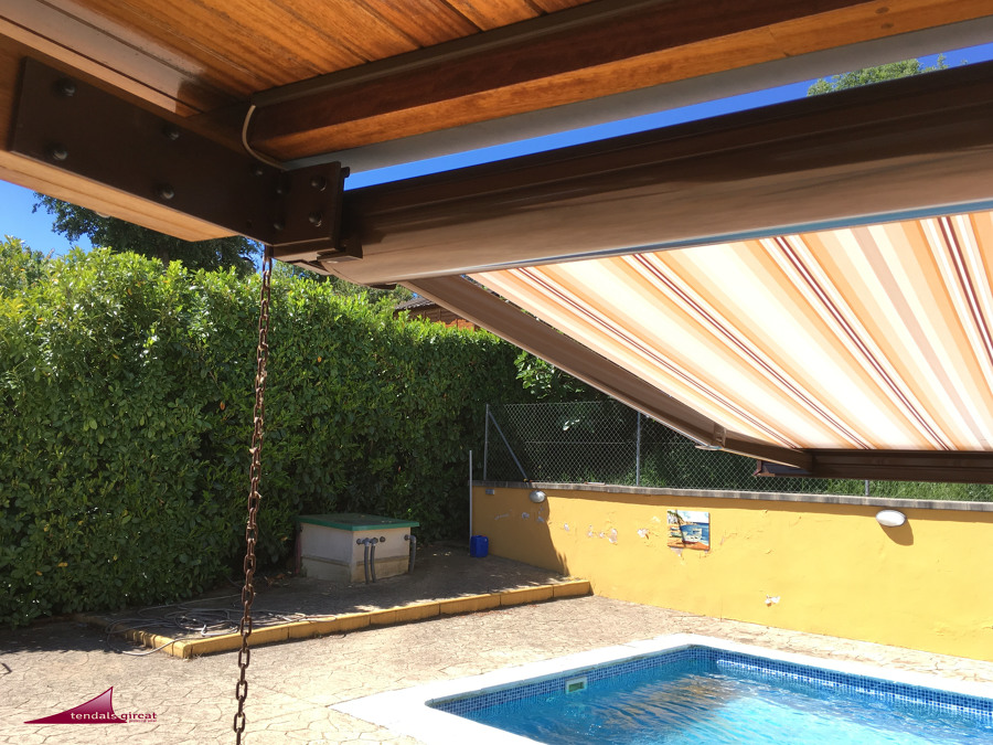 Foto: Proyecto de Toldo Cofres a Pérgola de Madera de Tendals Gircat