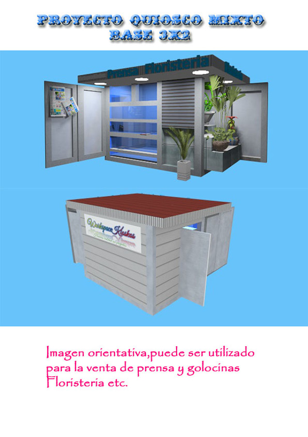Proyecto quiosco flores y prensa