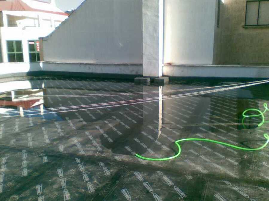 pruebas de agua