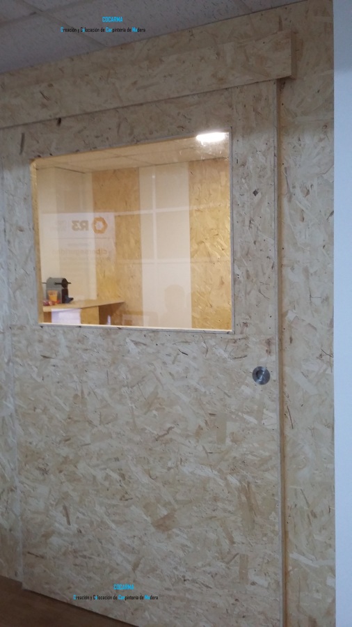Puerta con cristal