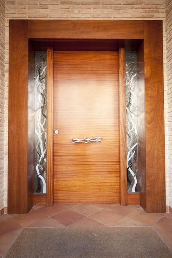 Puerta de Madera de Iroko 