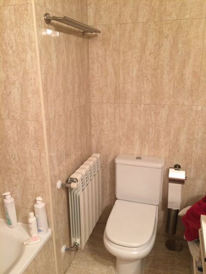 Radiador existente en baño